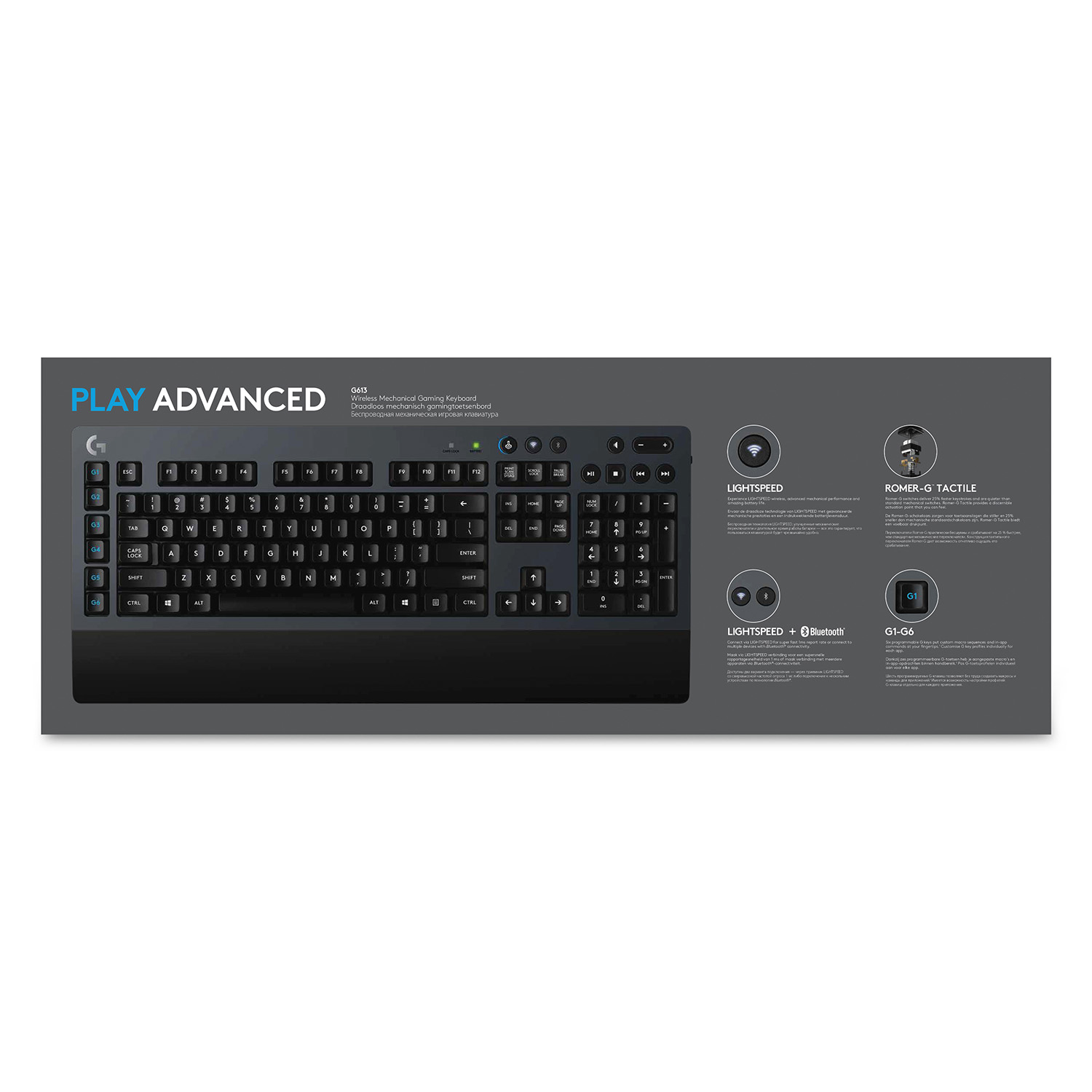 Toetsenbord Logitech G613 WirelessMechanical Gaming Keyboar