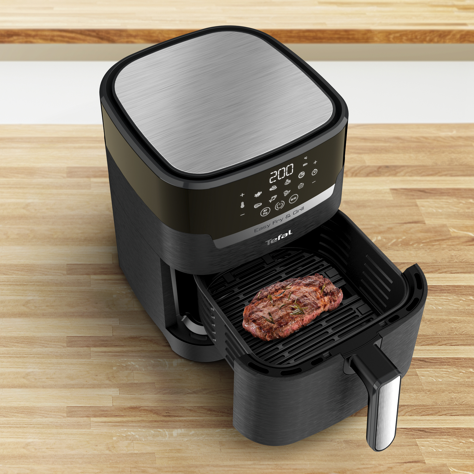 Tefal Easy Fry & Grill EY5058 Unique 4,2 L Autonome 1550 W Friteuse d’air chaud Noir