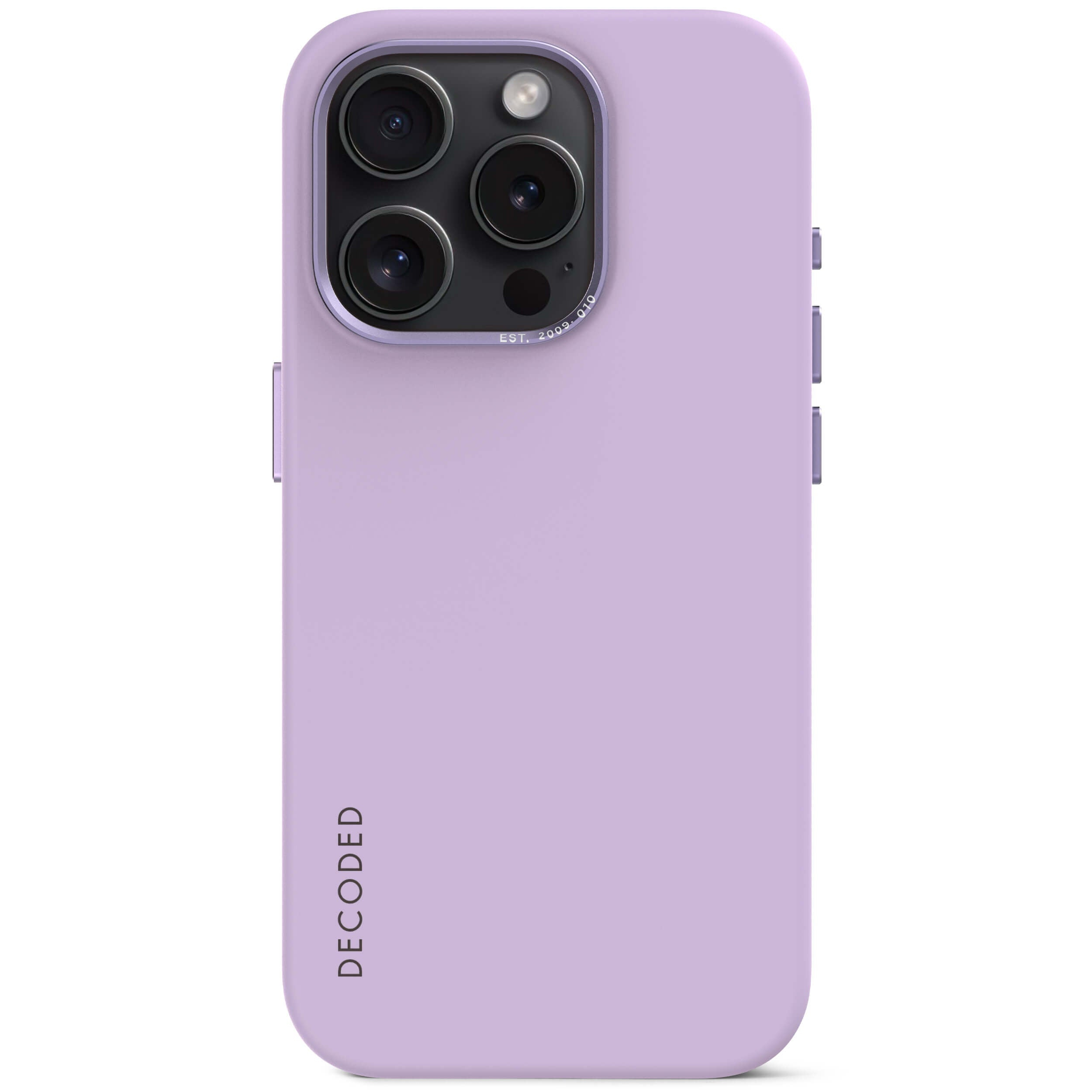 Tas DECODED Silicone Backcover iPhone 15 Pro Max Lavender