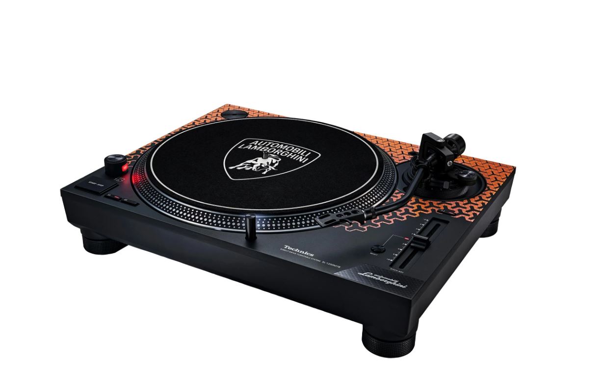 Platenspeler TECHNICS SL-1200M7PED Lamborghini rood/oranje