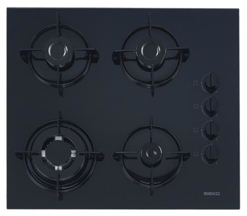 Beko HISW 64120 S kookplaat Zwart Ingebouwd Gaskookplaat 4 zone(s)