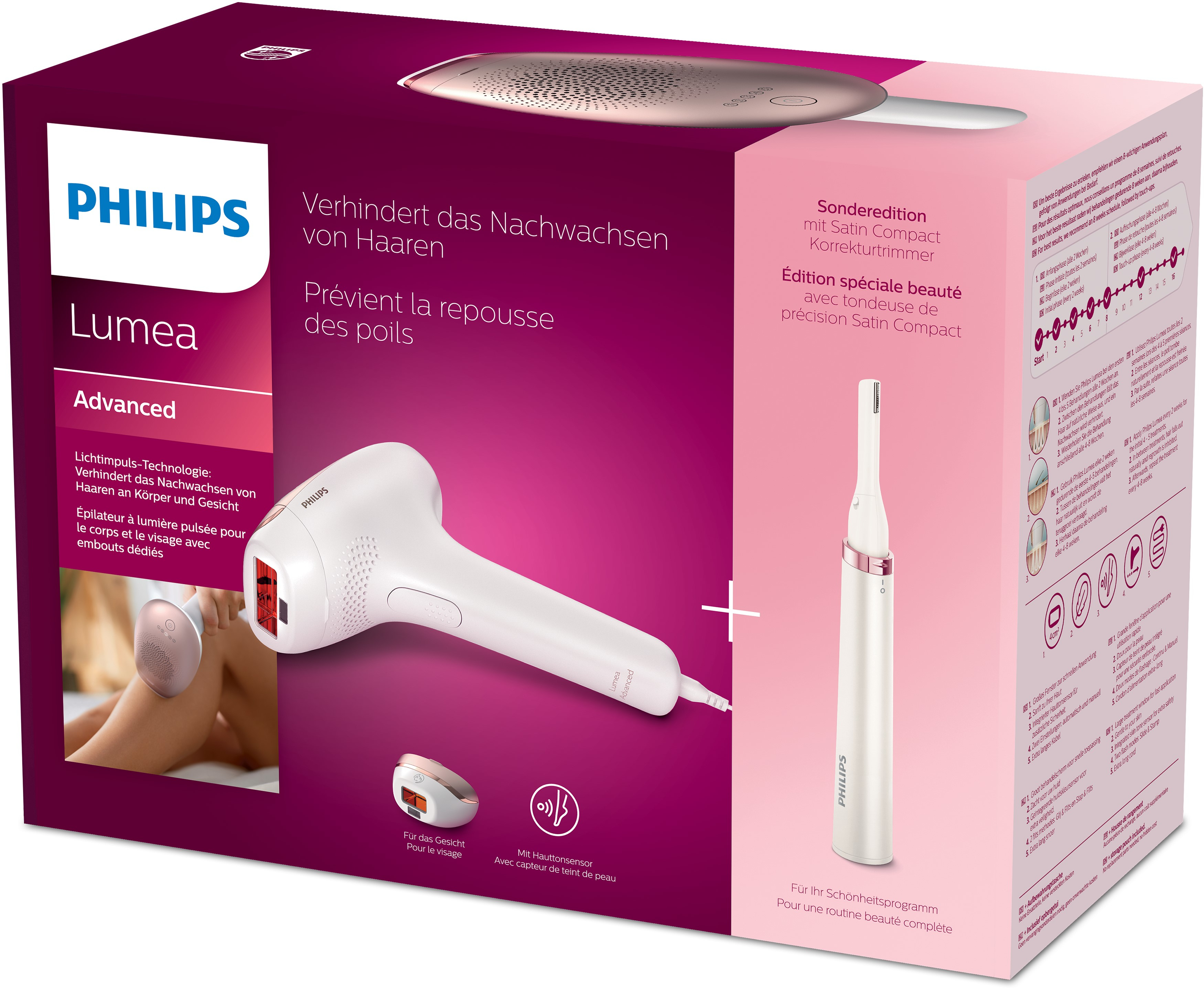 Philips Lumea Advanced Lumea IPL 7000 Series BRI921/00 Épilateur à lumière pulsée