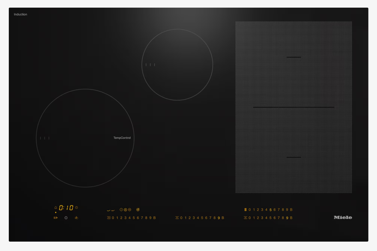 Inductiekookplaat MIELE KM7679FL /TempControl / Power-Flex