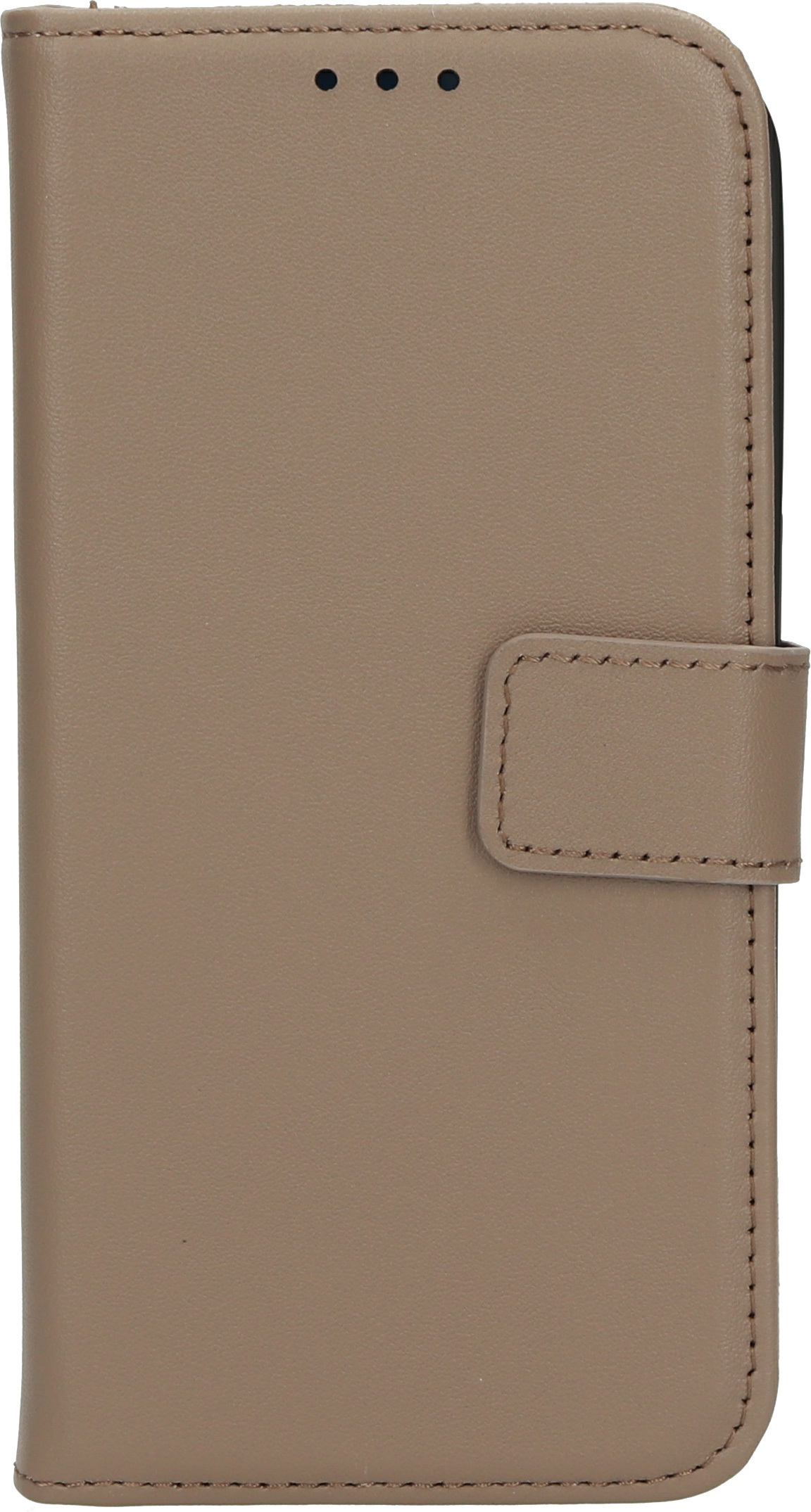 Mobiparts Leather 2 in1 Wallet Case iPhone 15 Pro Taupe