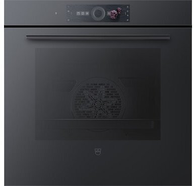 Oven BI VZUG Combair V4000 45, Zwart spiegelglas, 45cm