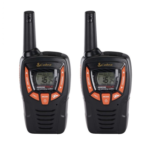 Walkie Talkie Cobra AM855 10KM, 16-Kanaals, IPX2, Black