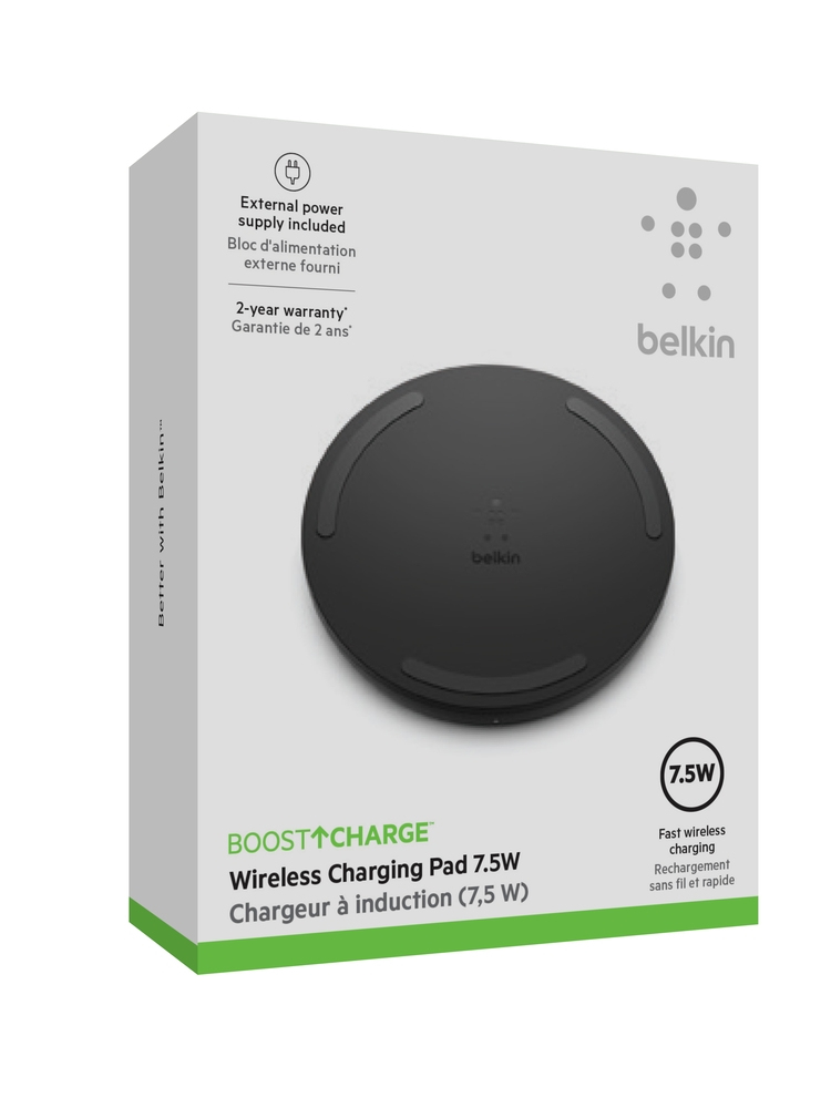 Belkin 10W Wireless Charging Pad with PSU & Mic