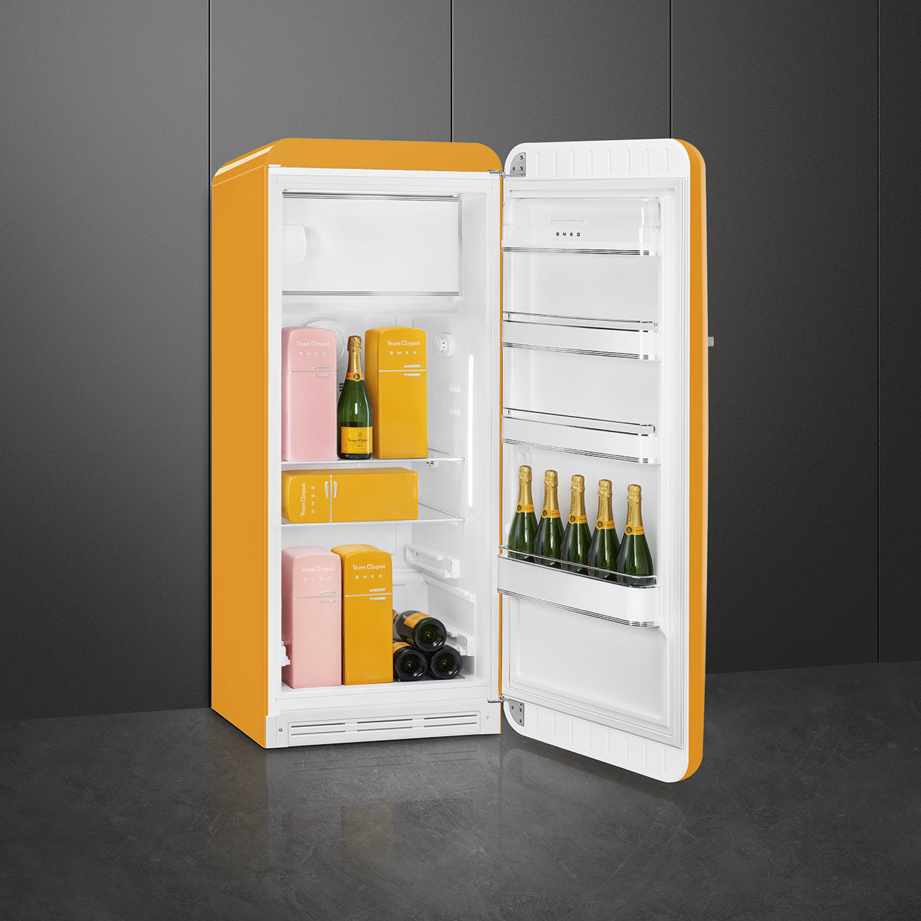 Koelkast SMEG FAB28RDYVC5 Limited Editie Veuve Cliquot