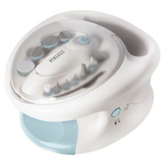 HoMedics NAIL-5026 manicure/pedicure set Blauw, Wit