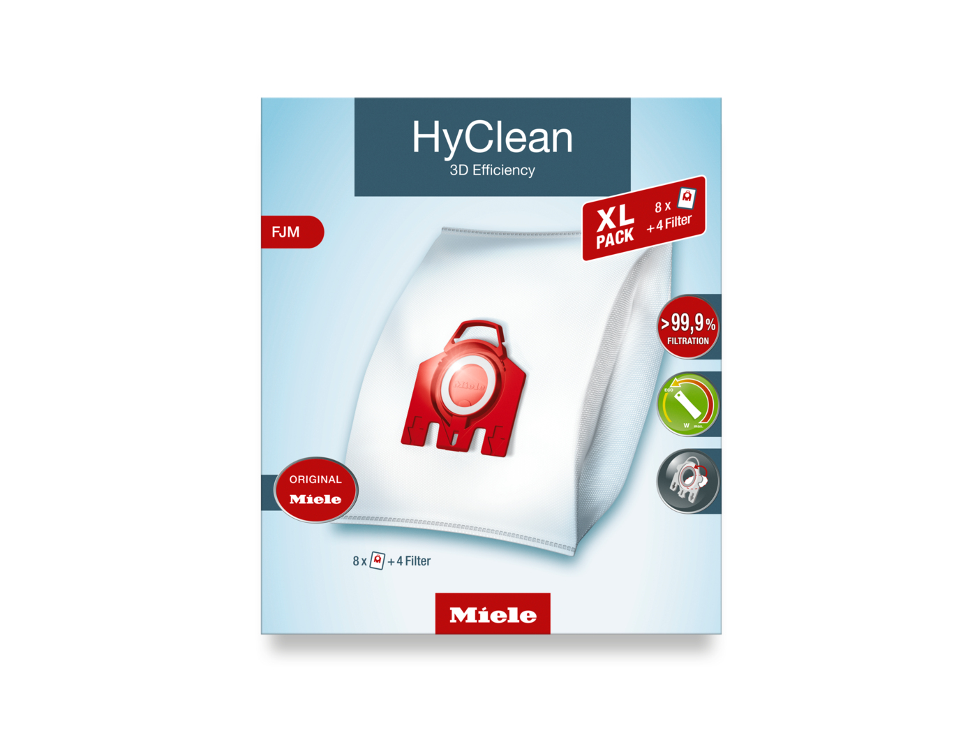 MIELE SAC A POUSSIERES TYPE FJM HYCLEAN 3D 8PACK