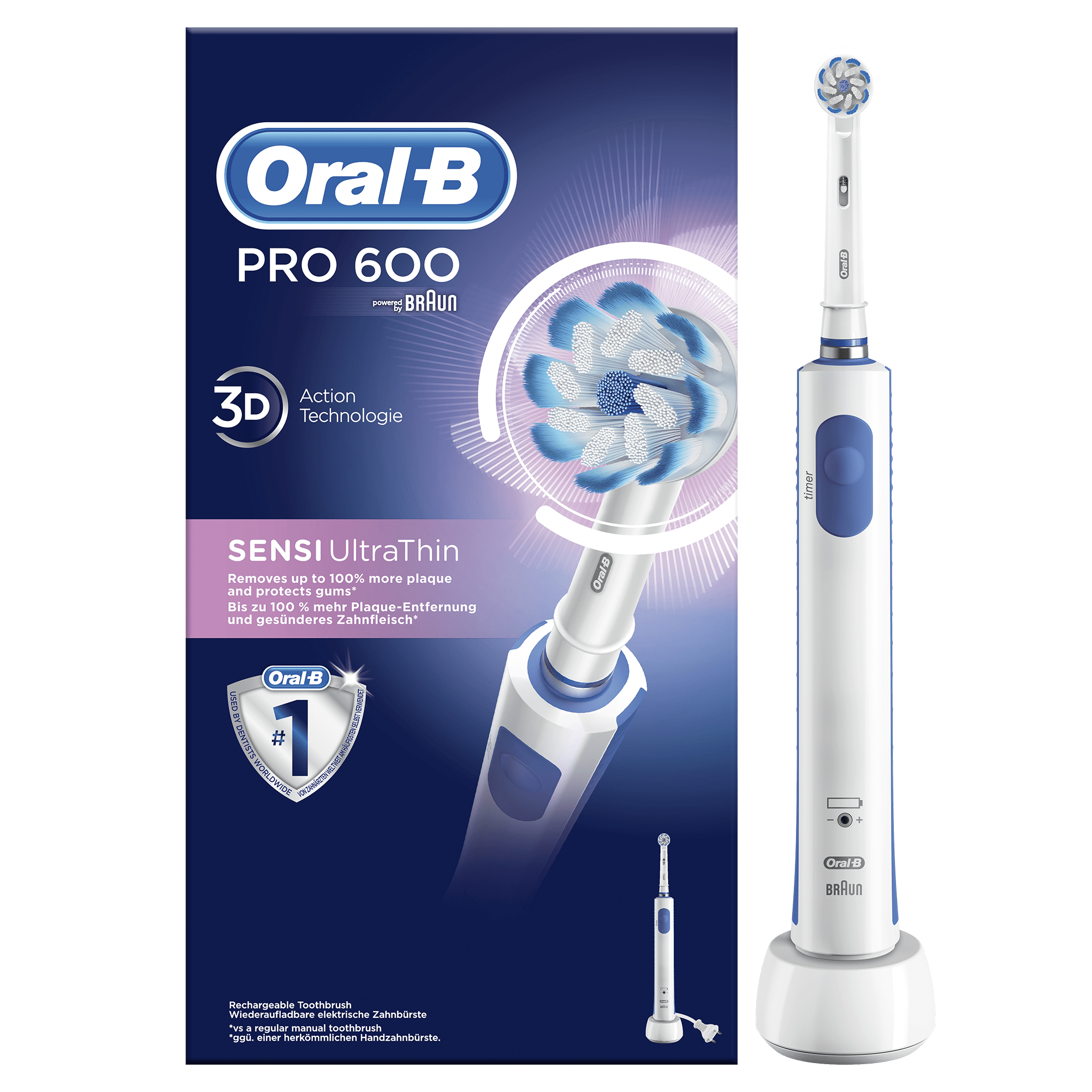 Tandenborstel Braun Oral-B Pro 600 Sensitive Clean