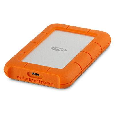 LaCie Rugged USB-C externe harde schijf 4 TB 5400 RPM 2.5" USB Type-C 3.2 Gen 1 (3.1 Gen 1) Oranje, Zilver