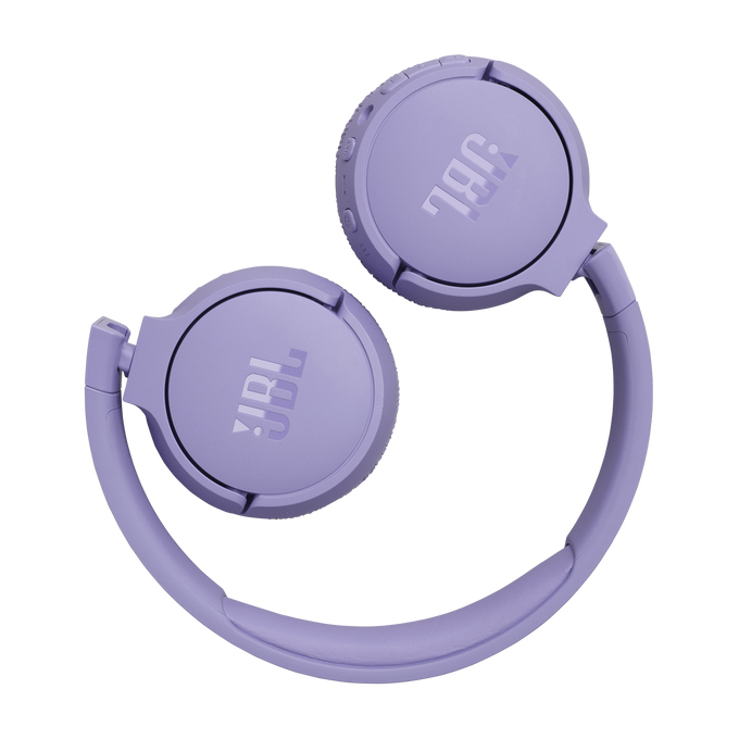 JBL Tune 670 NC Headset Bedraad en draadloos Hoofdband Oproepen/muziek USB Type-C Bluetooth Paars