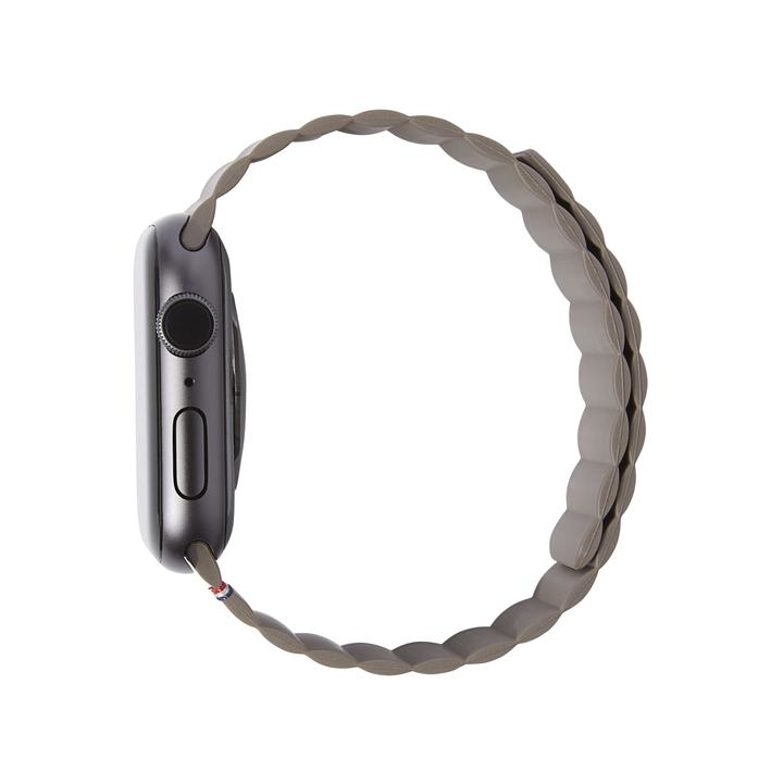 Decoded Apple Watch 42/44/45mm silicone magnetic strap taupe