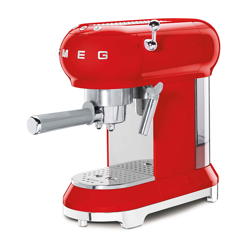 Espressomachine SMEG ECF01RDHEU 50's Style Rood