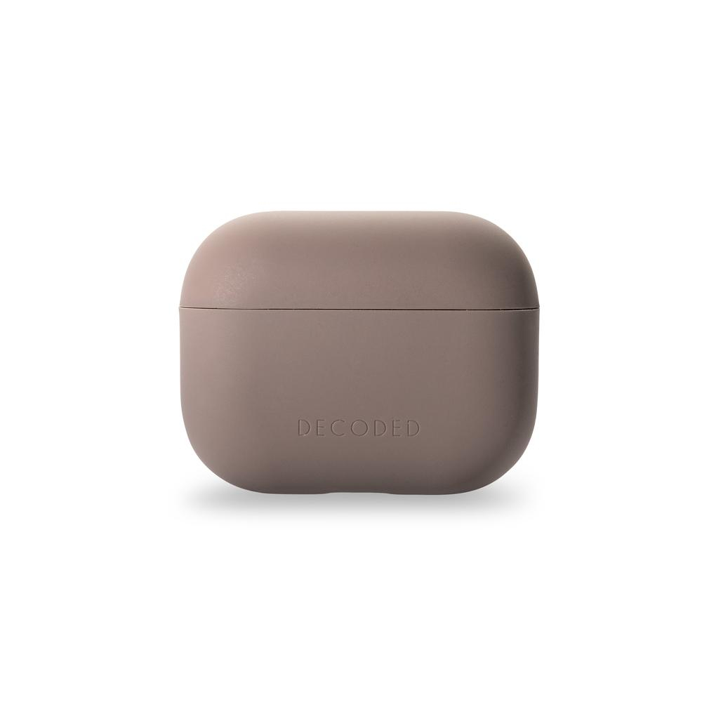 DECODED Silicone Aircase | Airpods3rd Gen Dark Taupe