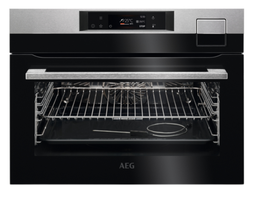 AEG Series 8000 KSK792280M oven 43 l A++ Zwart, Roestvrijstaal