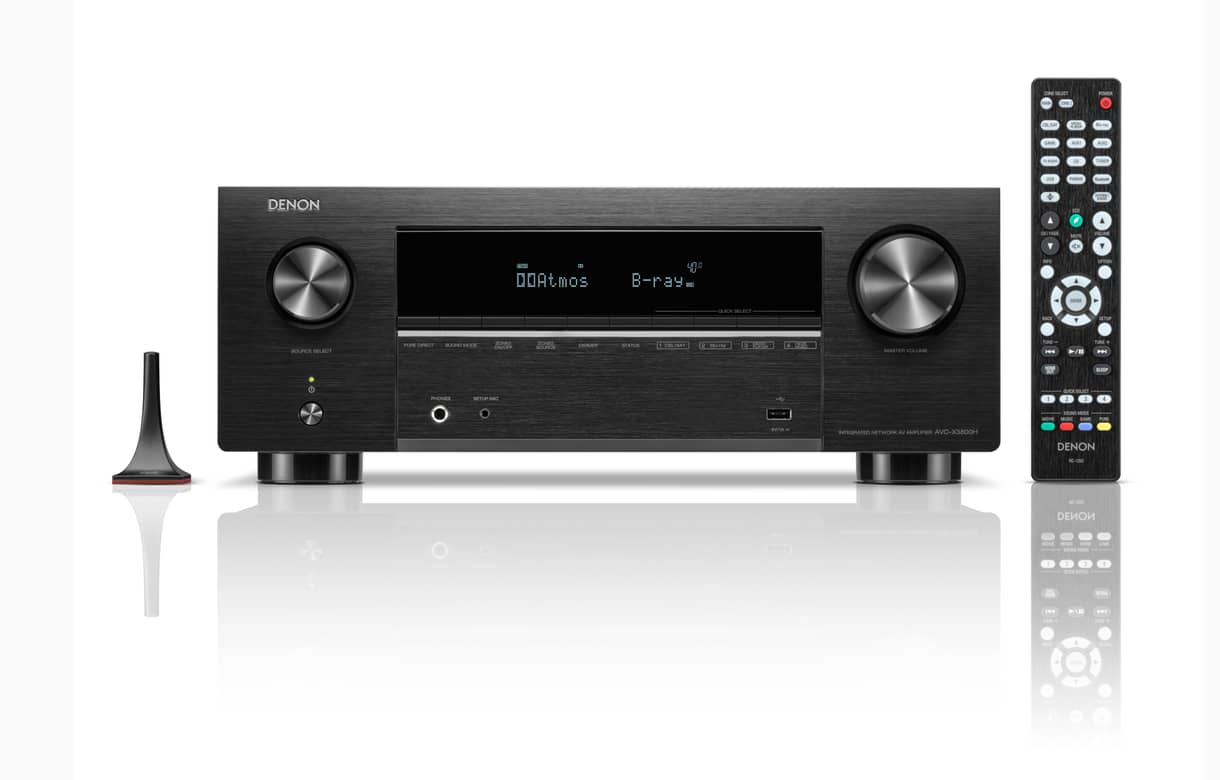 AV Receiver DENON AVC-X3800H zwart