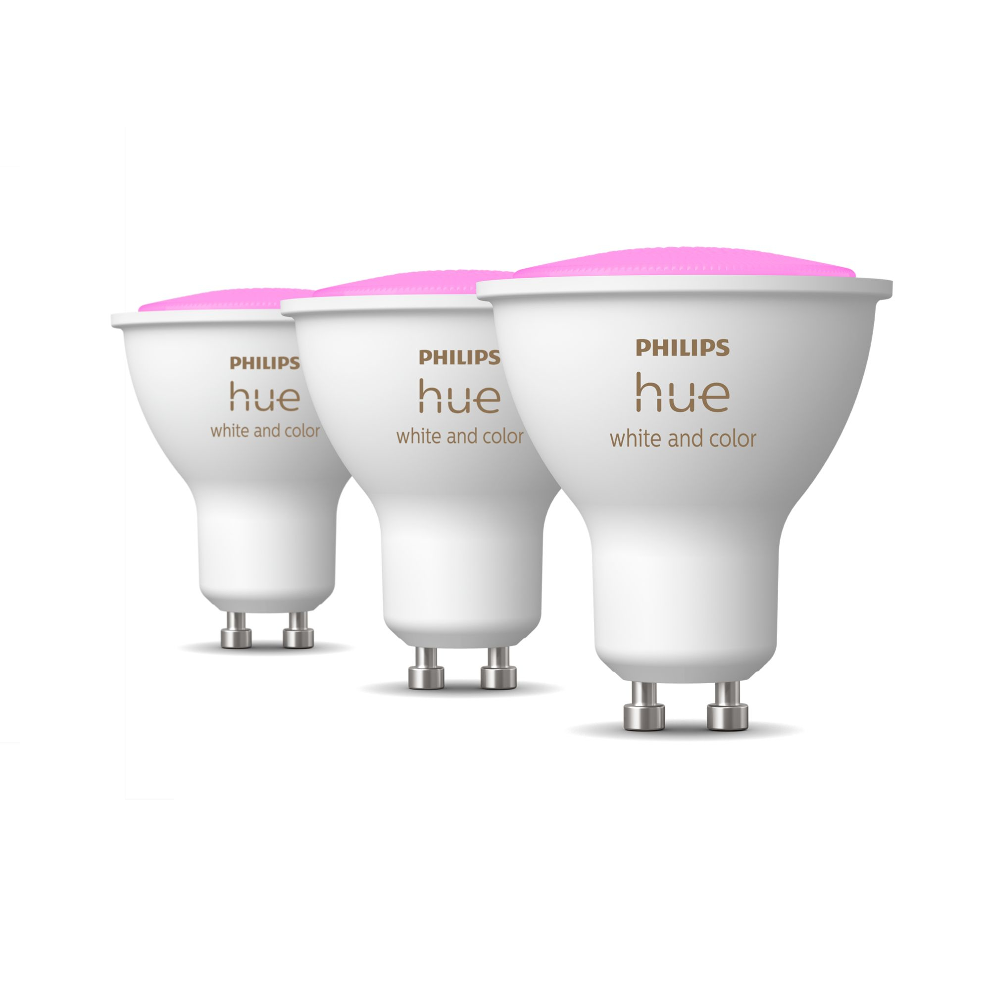 Lamp PHILIPS HUE White Color Ambiance GU10 3x