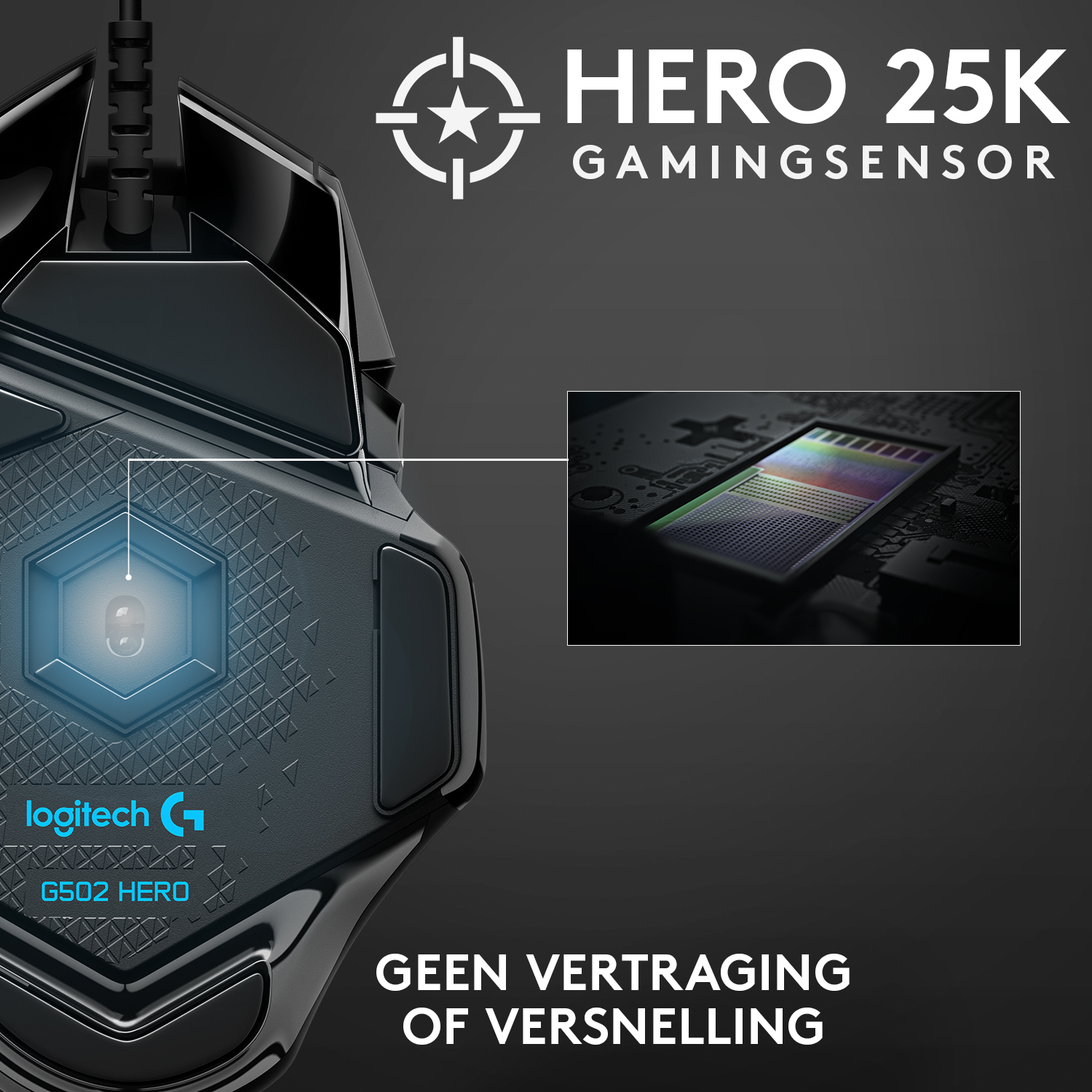 Muis Logitech G502 Hero