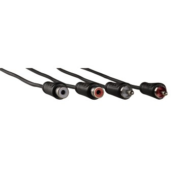 Hama 00122279 audio kabel 10 m 2 x RCA Zwart