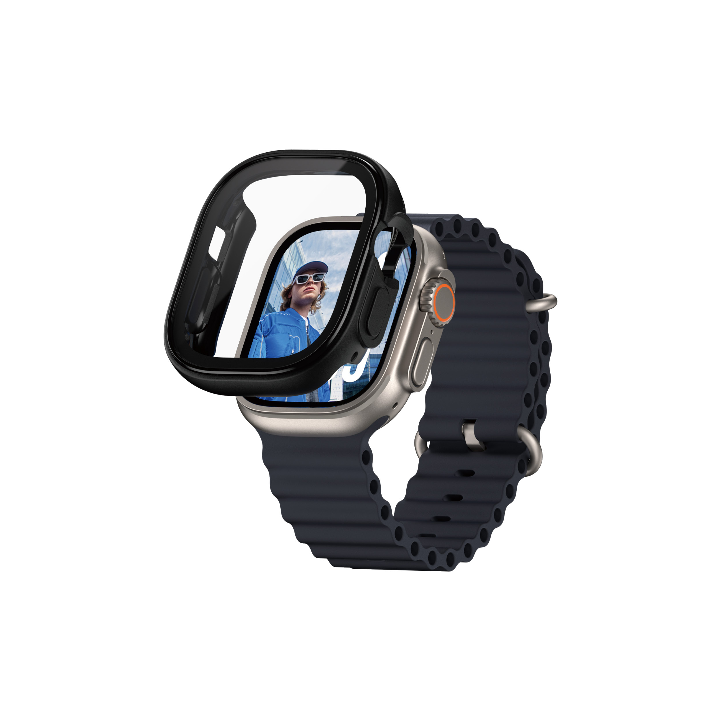 PanzerGlass Full Body Snappie Apple Watch Ultra/Ultra2 - Black