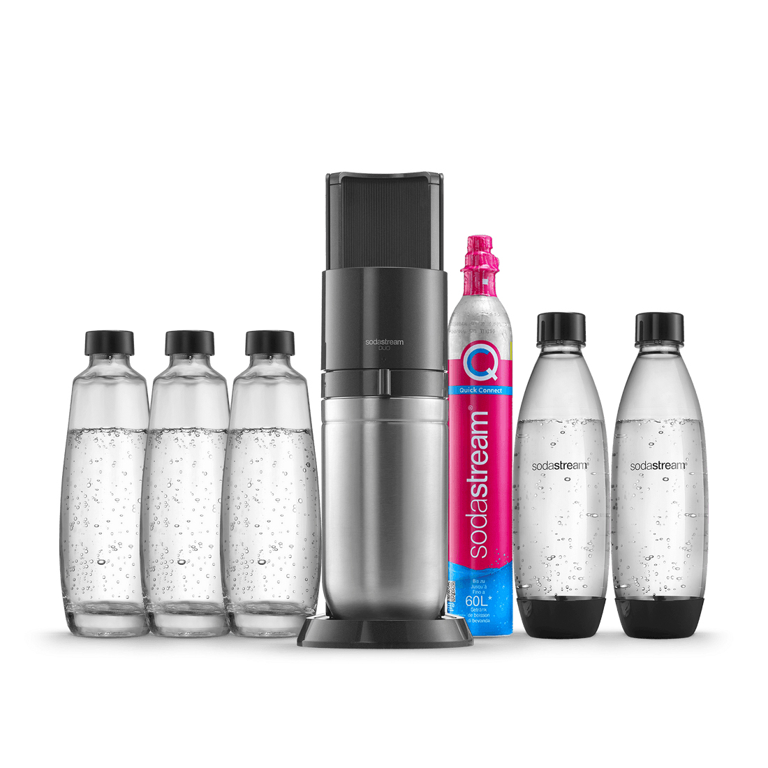 Frisdrankmaker SODASTREAM 1016814310 Duo Black Megapack