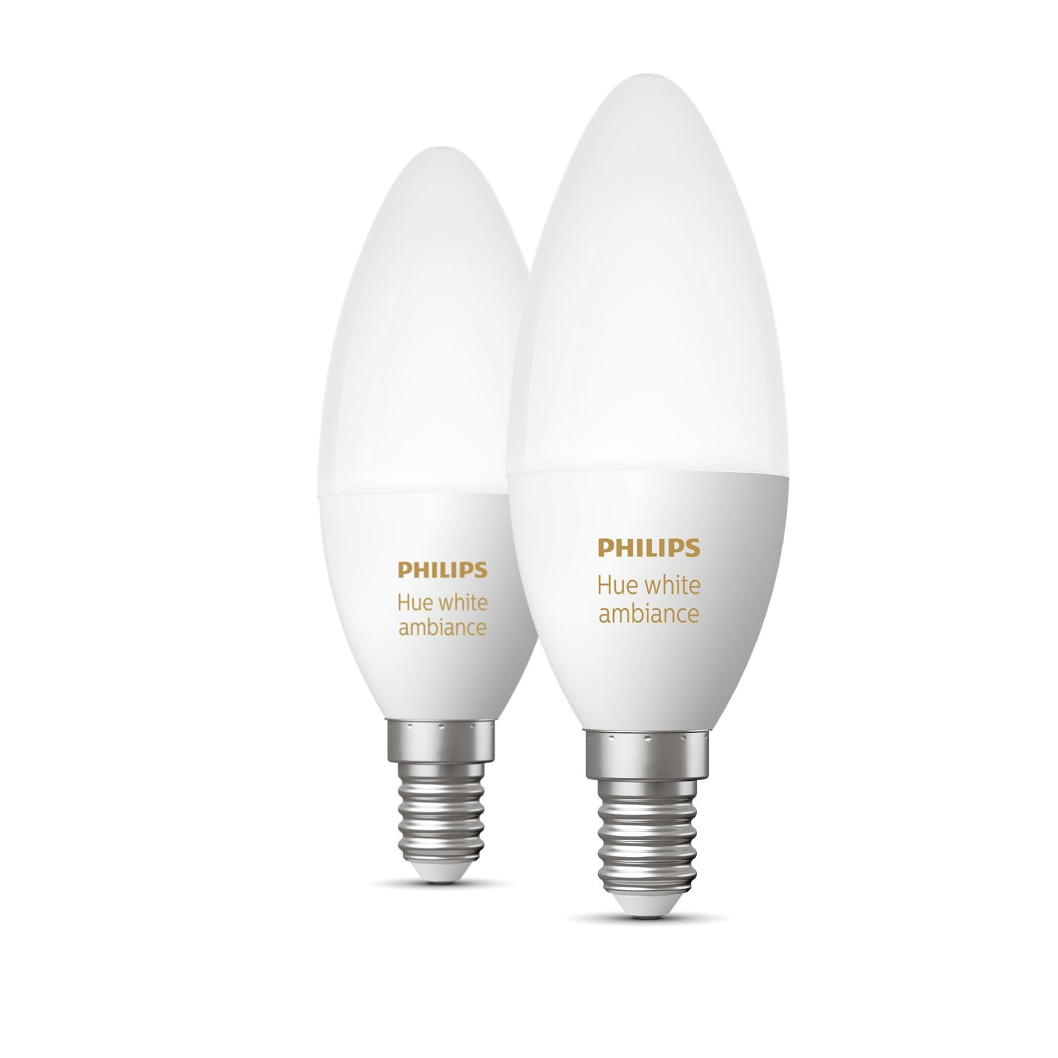 Lamp PHILIPS HUE White Ambiance E14 (2pcs)