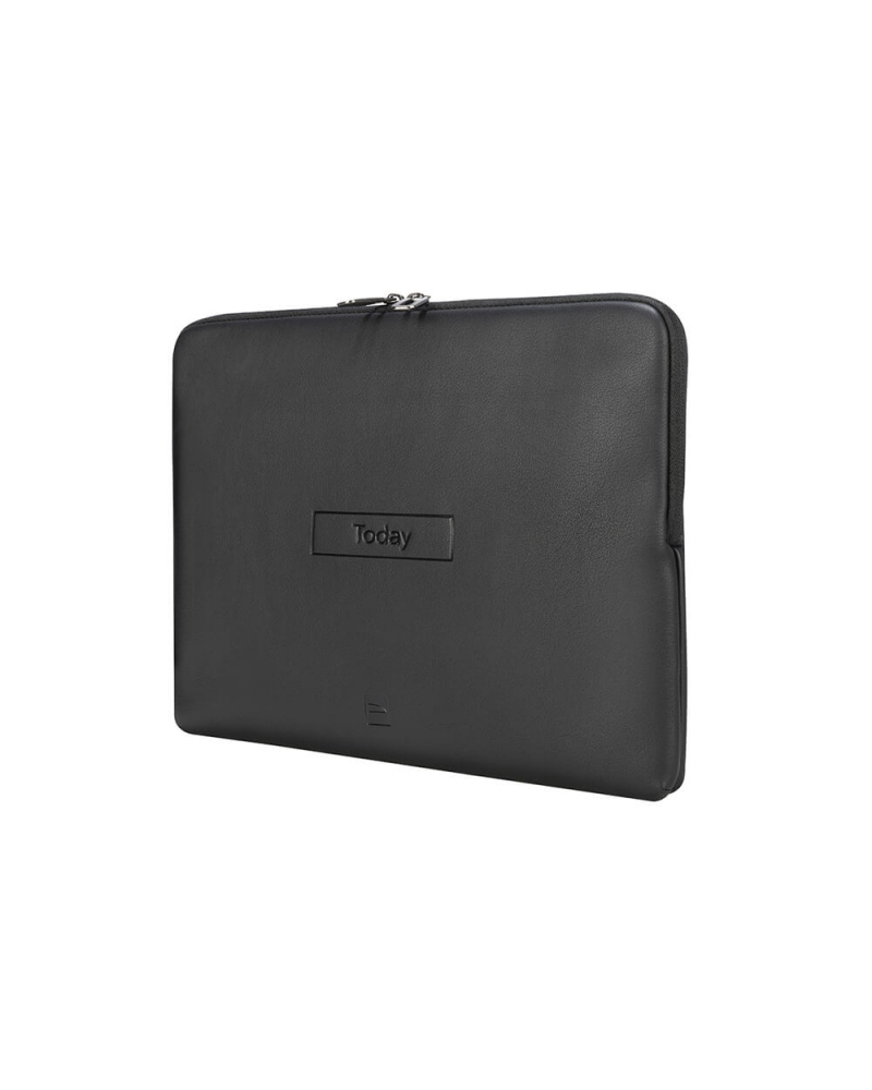 Laptopsleeve Tucano 15,6-16" Leather zwart