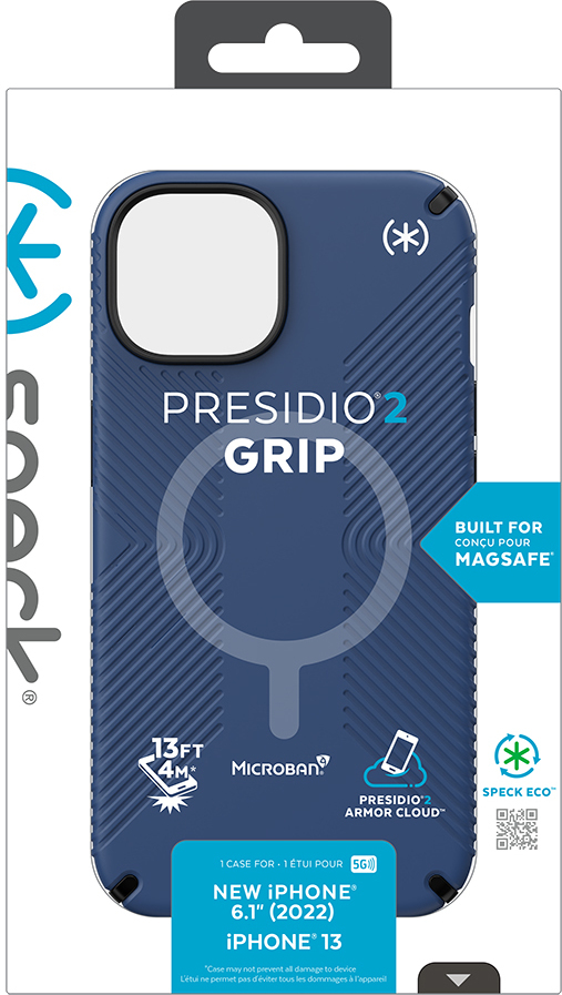 Tas SPECK Presidio2 Grip + MS Apple iPhone 14 Blue