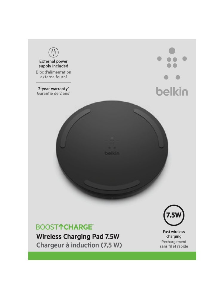 Belkin 10W Wireless Charging Pad with PSU & Mic