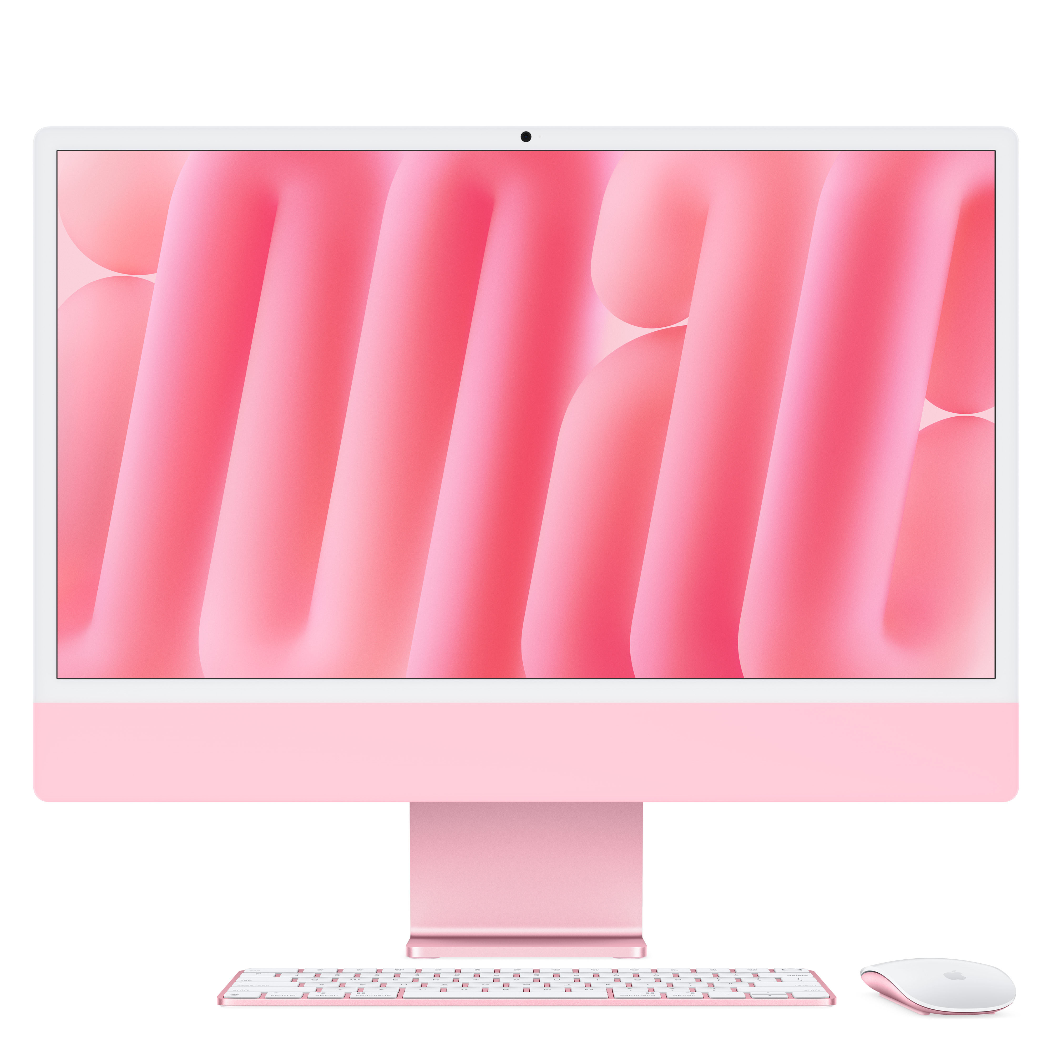 Apple iMac Apple M M4 59,7 cm (23.5") 4480 x 2520 Pixels Alles-in-één-pc 16 GB 256 GB SSD macOS Sequoia Wi-Fi 6E (802.11ax) Roze