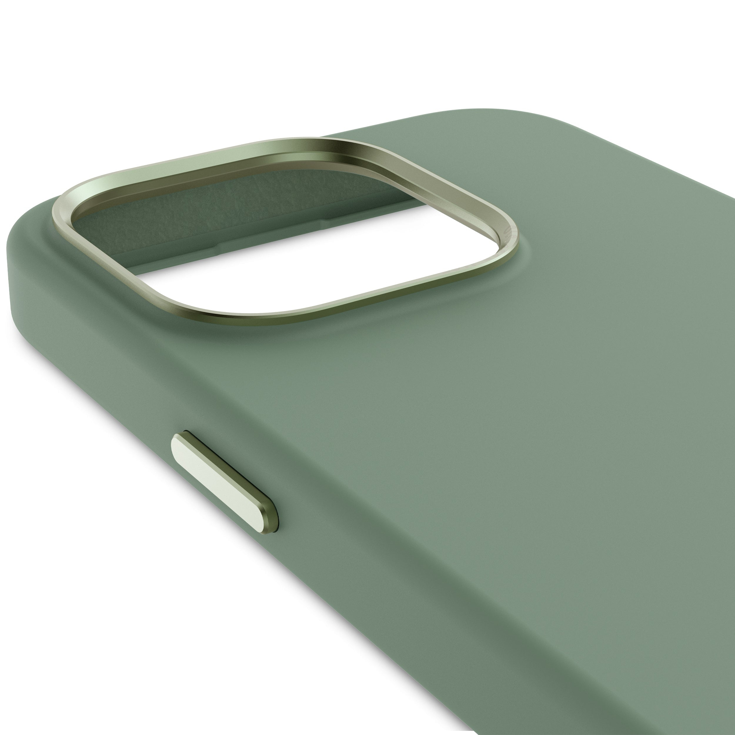 Tas DECODED Silicone Backcover iPhone 15 Pro Sage Leaf