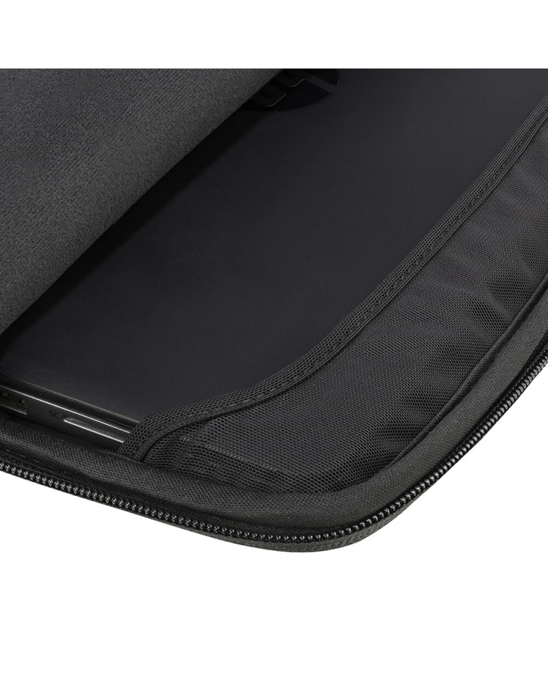 Laptopsleeve Tucano 15,6-16" Leather zwart