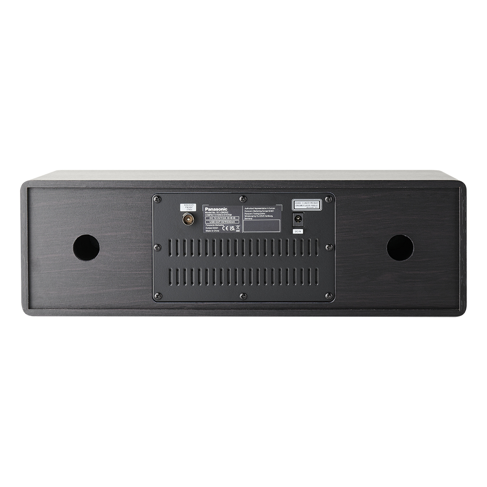 R/CD-speler Panasonic SC-DM202EG-K DAB+ zwart