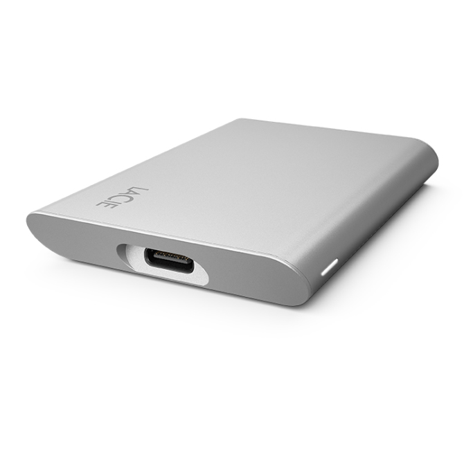 LaCie Portable Externe SSD 1TB Moon Silver