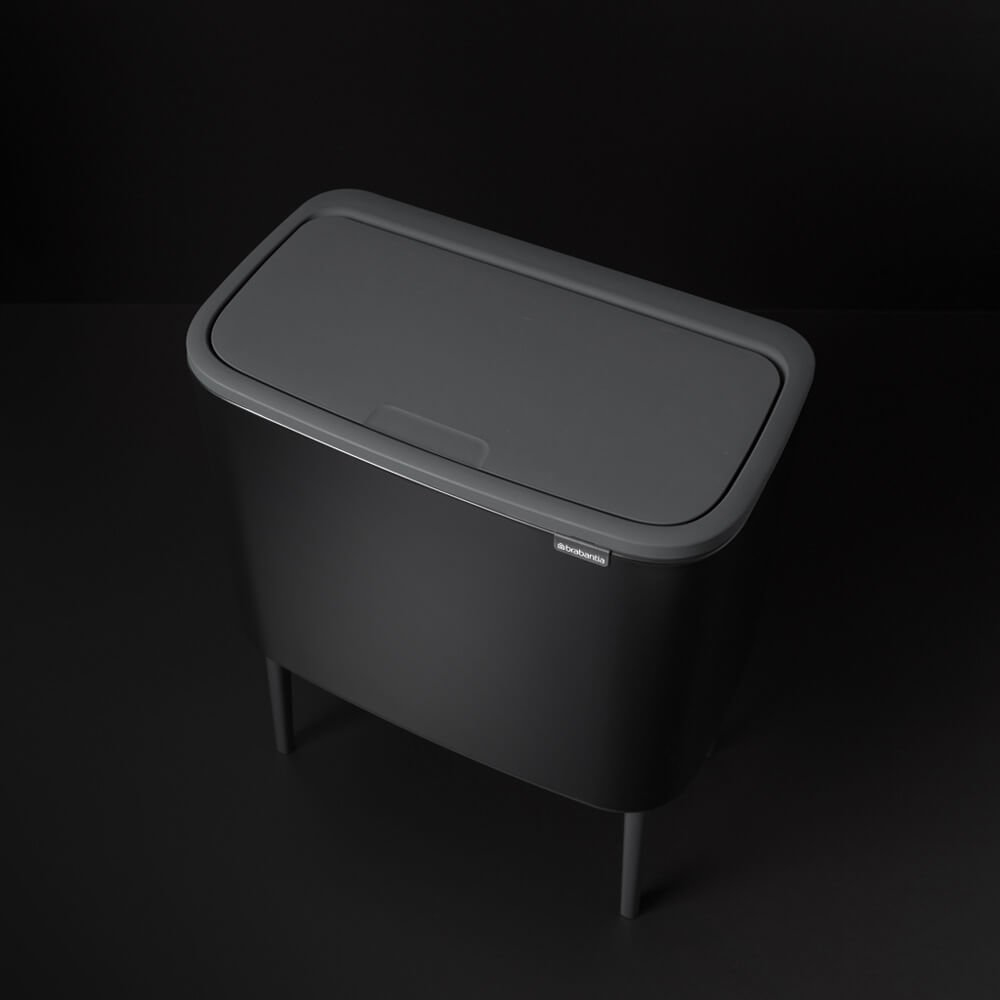 Afvalemmer BRABANTIA 316203 Bo Touch Bin 11+23L Matt Black