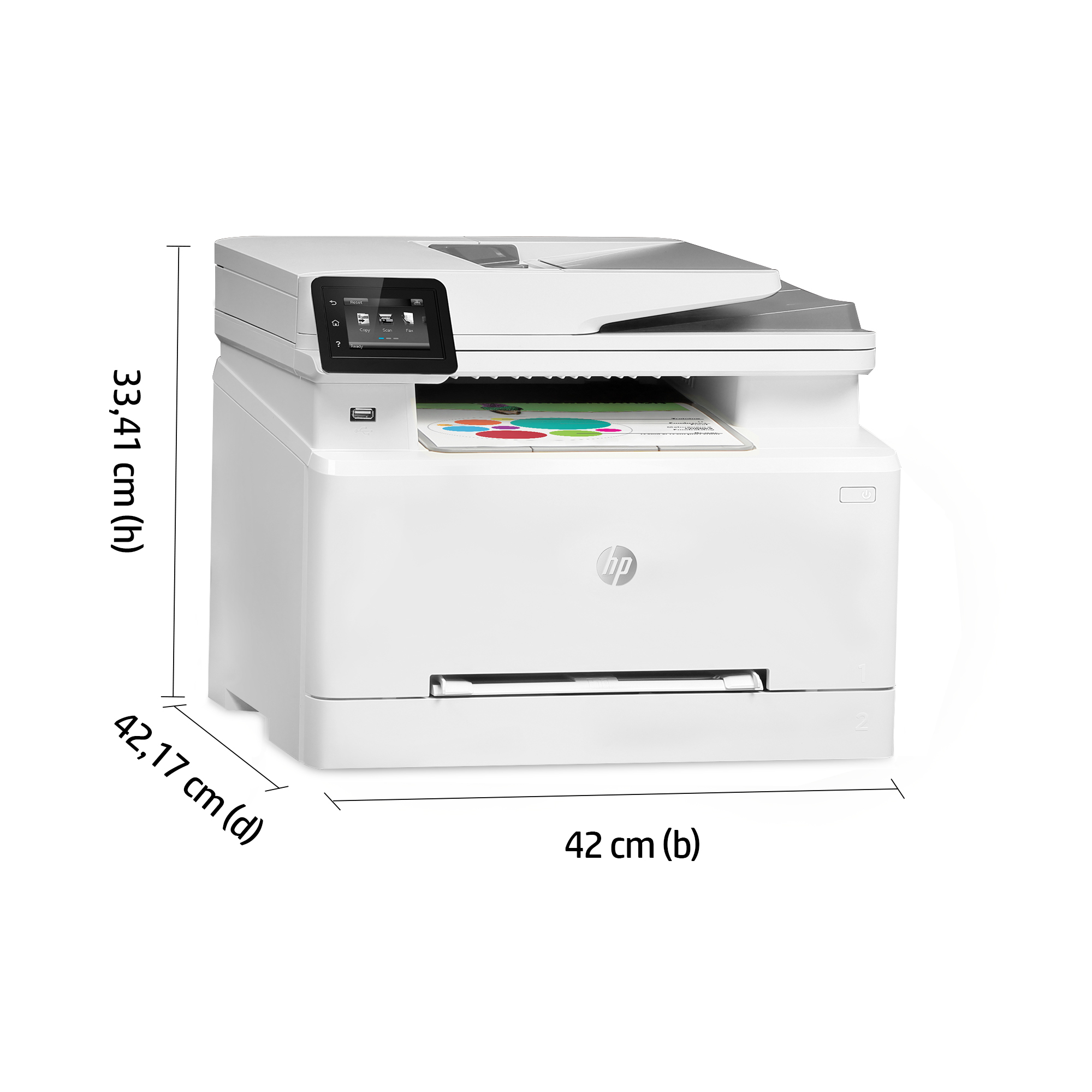 HP color laserjet pro mfp M283FDW