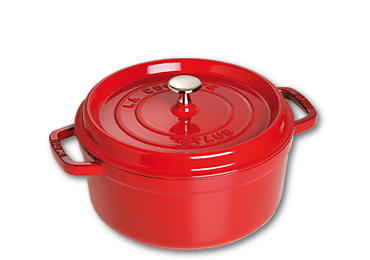 Staub ronde cocotte 24cm kers 1102406