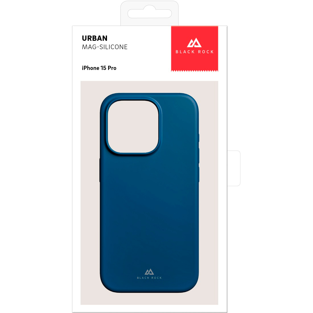 Cover Black Rock 221276 Urban CaseiPhone 15 Pro navy blauw