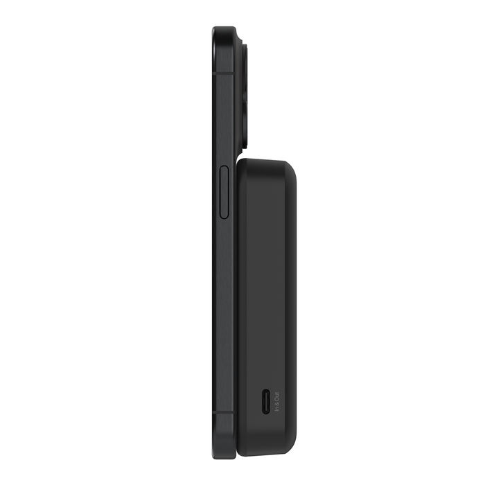 BELKIN 10k Qi2 MagSafe Compatible Powerbank with kickstand Black