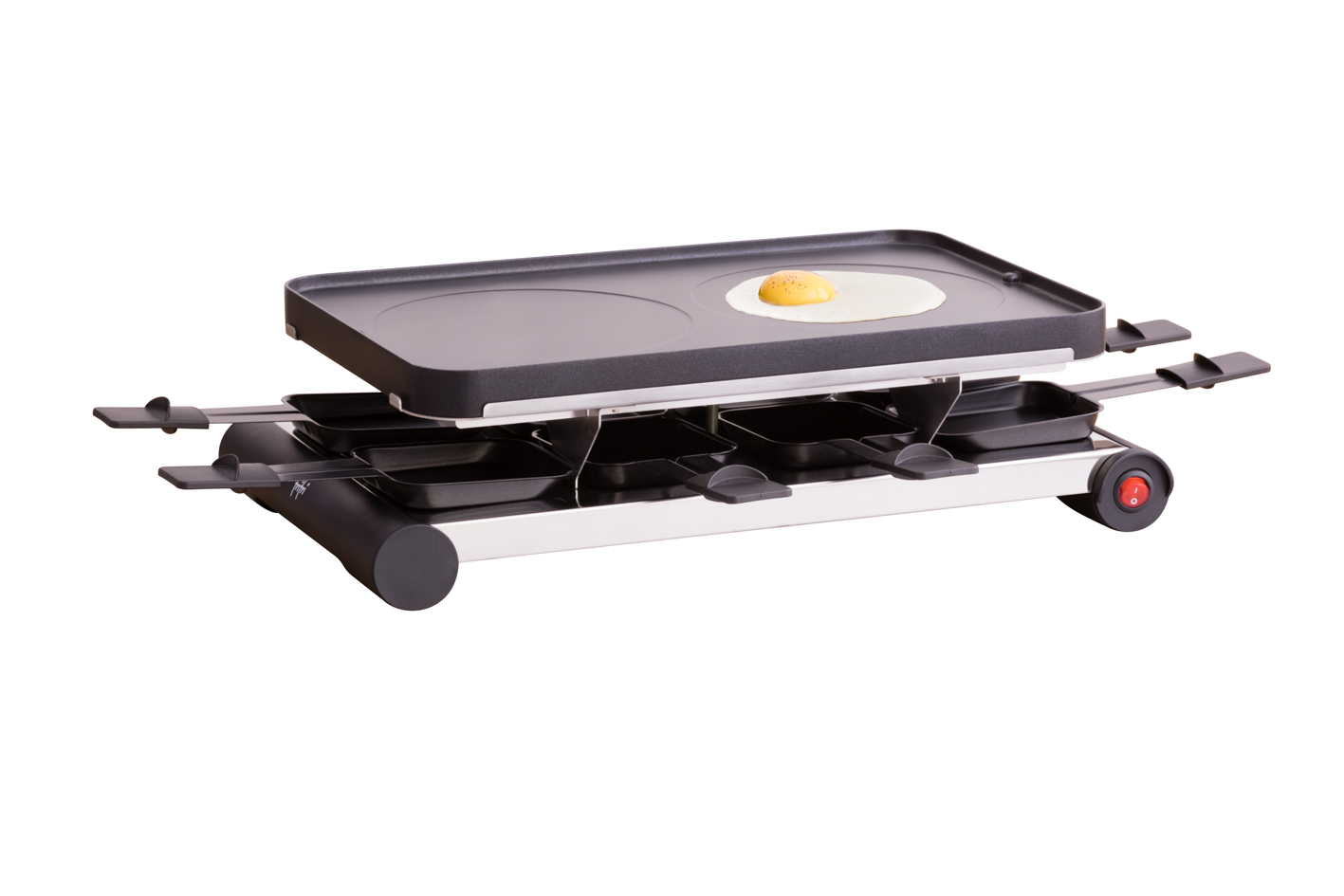 Frifri FRI1501012BLP raclette 8 persoon/personen 1300 W Zwart