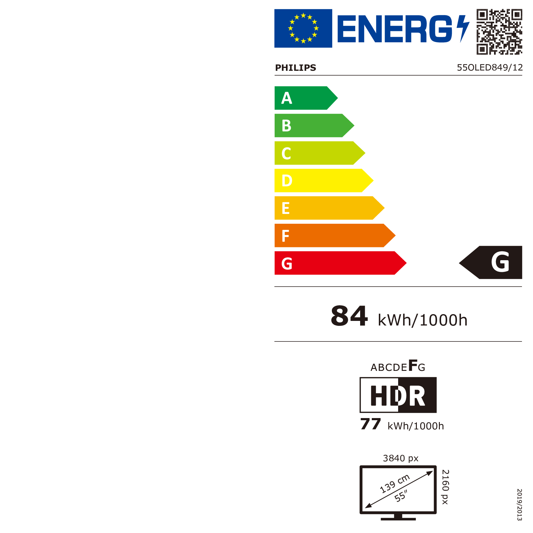 TV OLED UHD PHILIPS 55OLED849/12