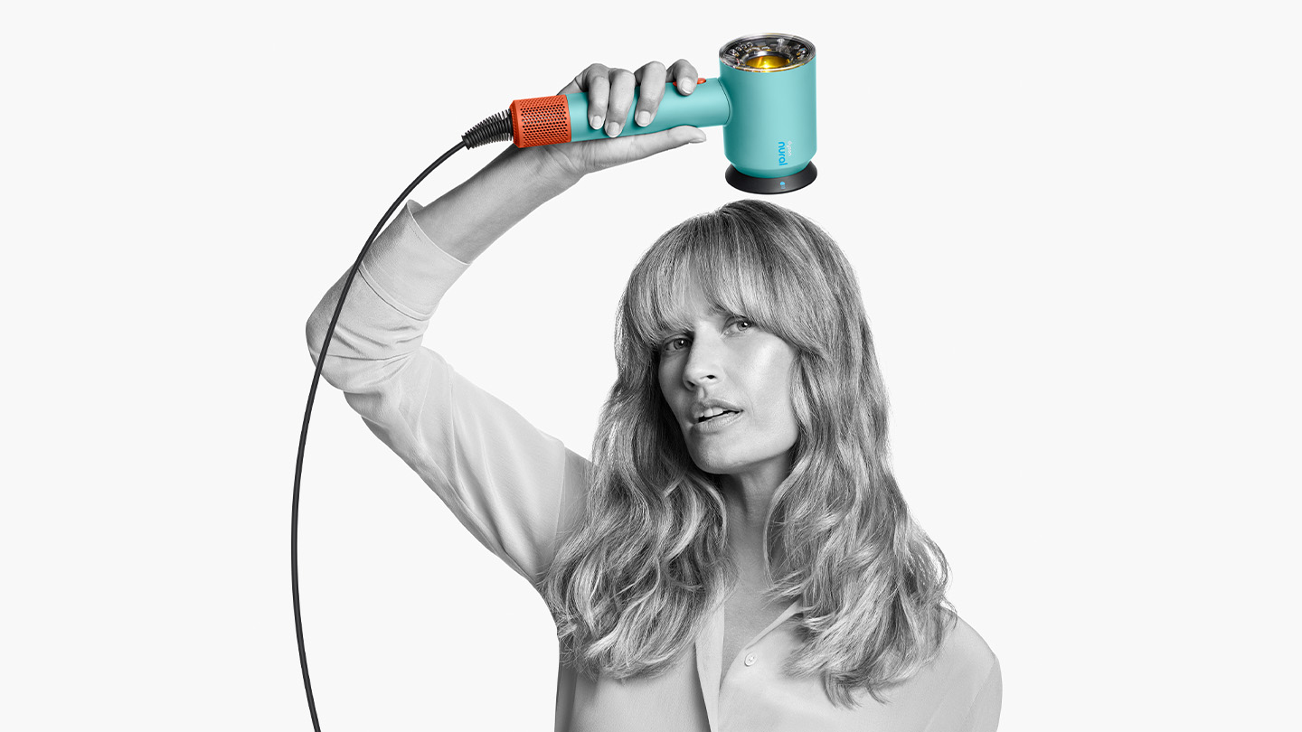 Haardroger DYSON 515276-01 Supersonic HD07 Nural blauw / oranje