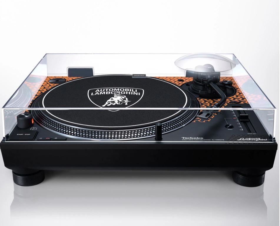 Platenspeler TECHNICS SL-1200M7PED Lamborghini rood/oranje