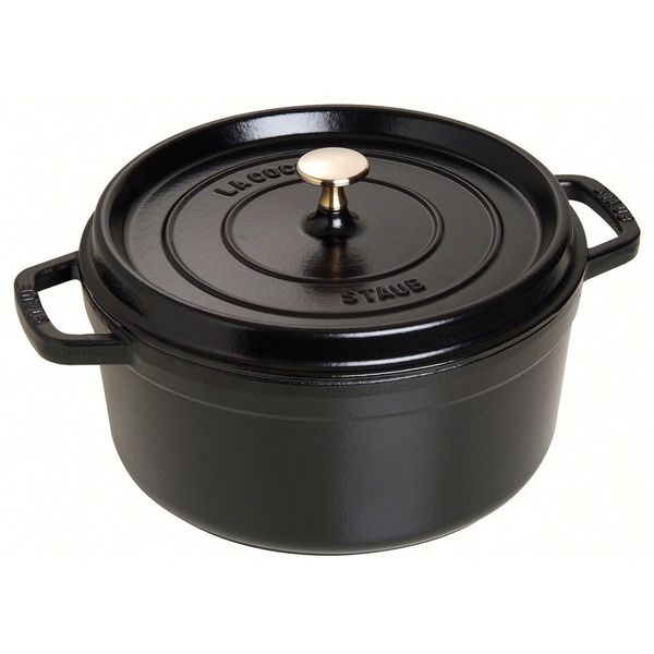 Ronde cocotte STAUB 1102625 Zwart - 26cm - 5,2L