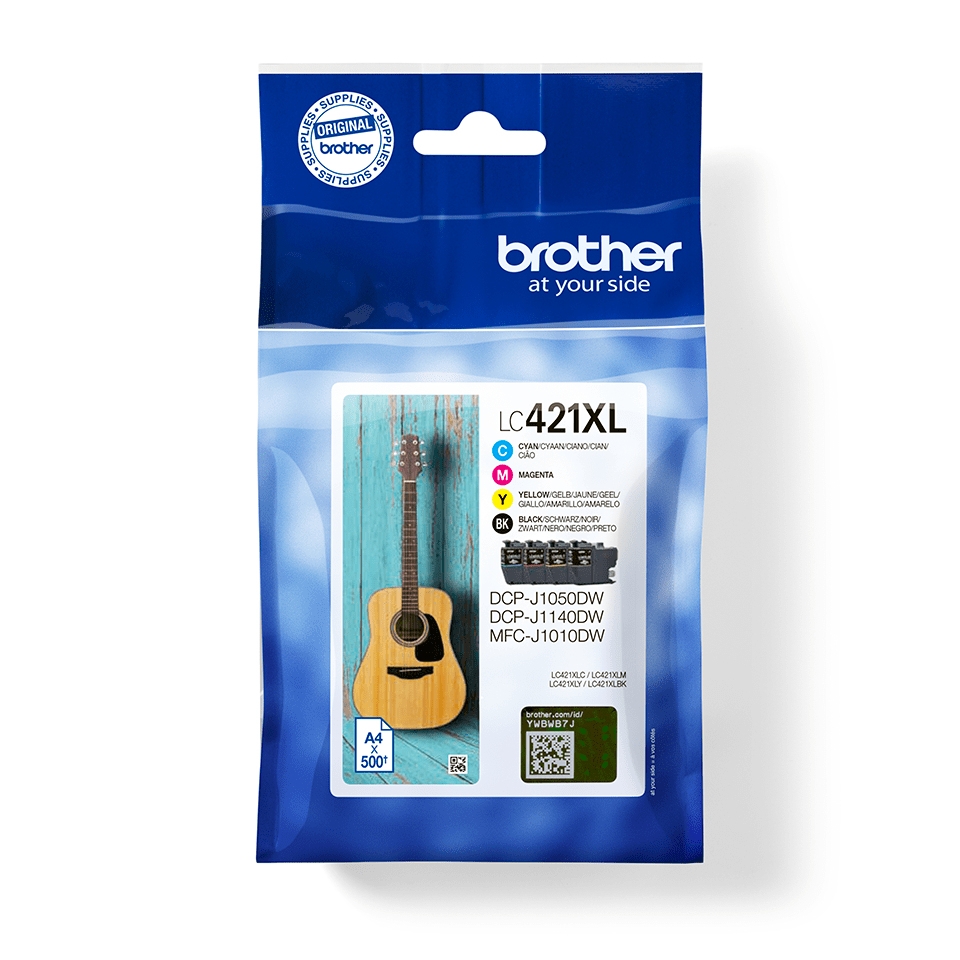 Inktcartridge BROTHER LC-421XLVAL voordeelpack