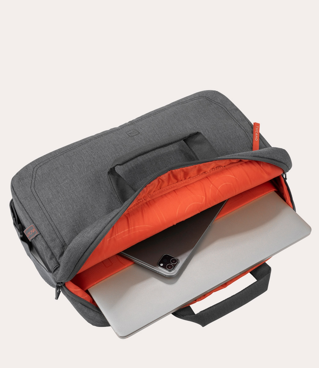 Laptoptas Tucano Hop 15,6-16" Grey/Orange