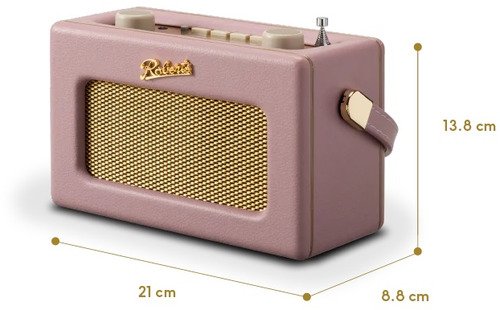 DAB+ radio ROBERTS Revival Uno BT dusky pink