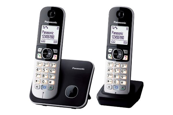 Panasonic KX-TG6812 DECT-telefoon Nummerherkenning Zwart